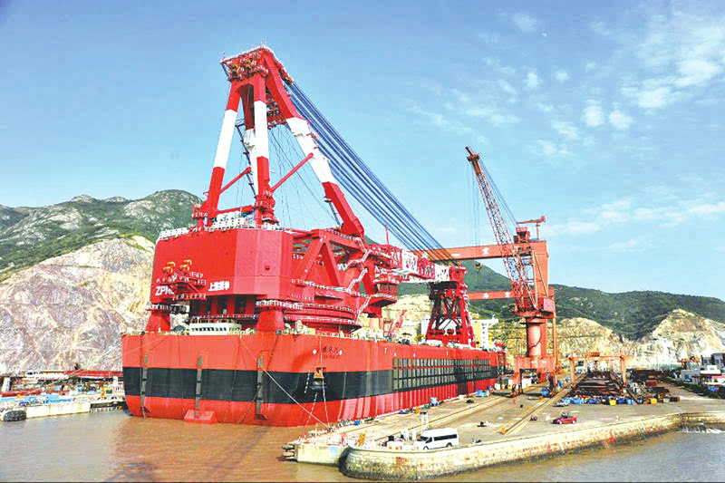 舞陽(yáng)鋼板應(yīng)用于“振華30”工程 舞陽(yáng)鋼板應(yīng)用于“振華30”工程